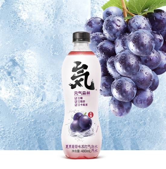 Yuanqi Sparkling Drink Grape Flavor 元氣森林葡萄口味
